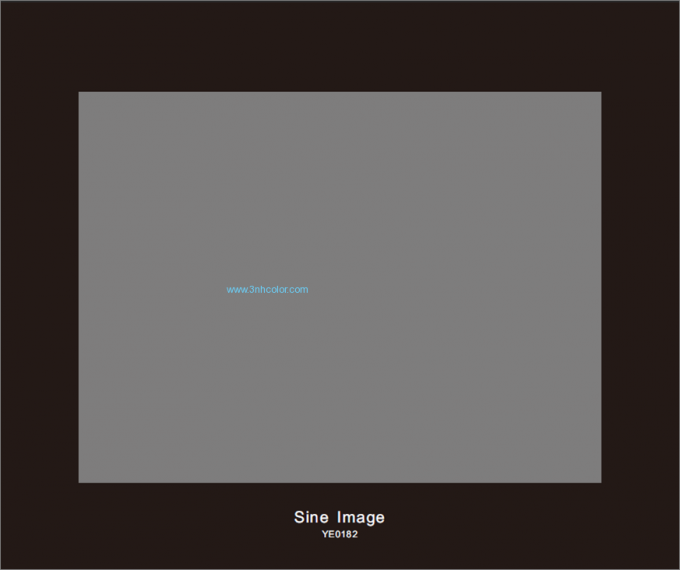 正弦のイメージYE0182 18%中立灰色カード反射率4:3