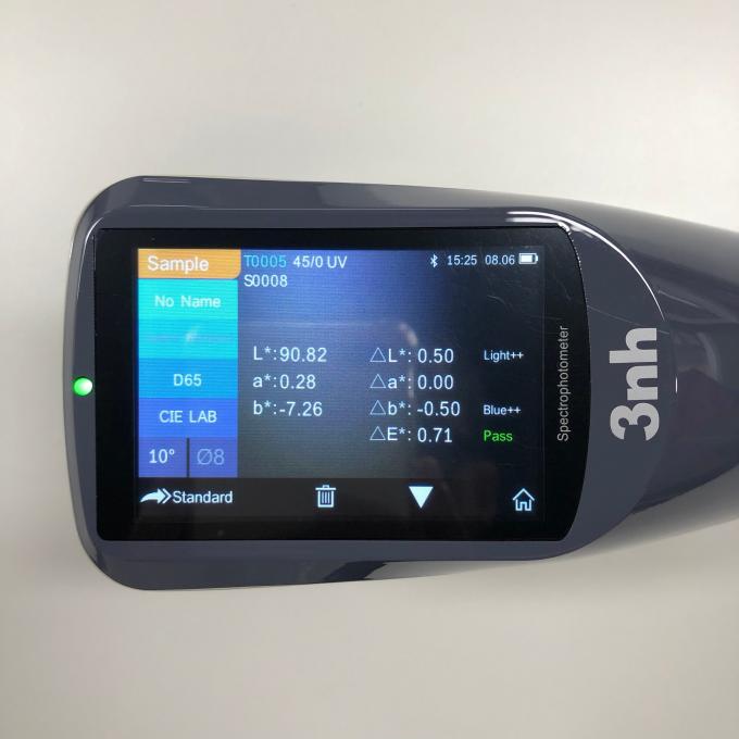 厳密なXriteを取り替える色測定のための2mmの開きの携帯用分光光度計YS4510 45/0