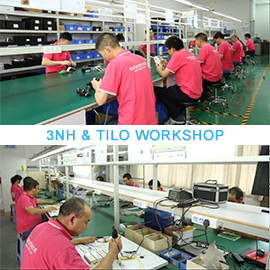 3nh CR2のポケット測色計のBluetooth 5.0 8mmの開きを見つける照明 2